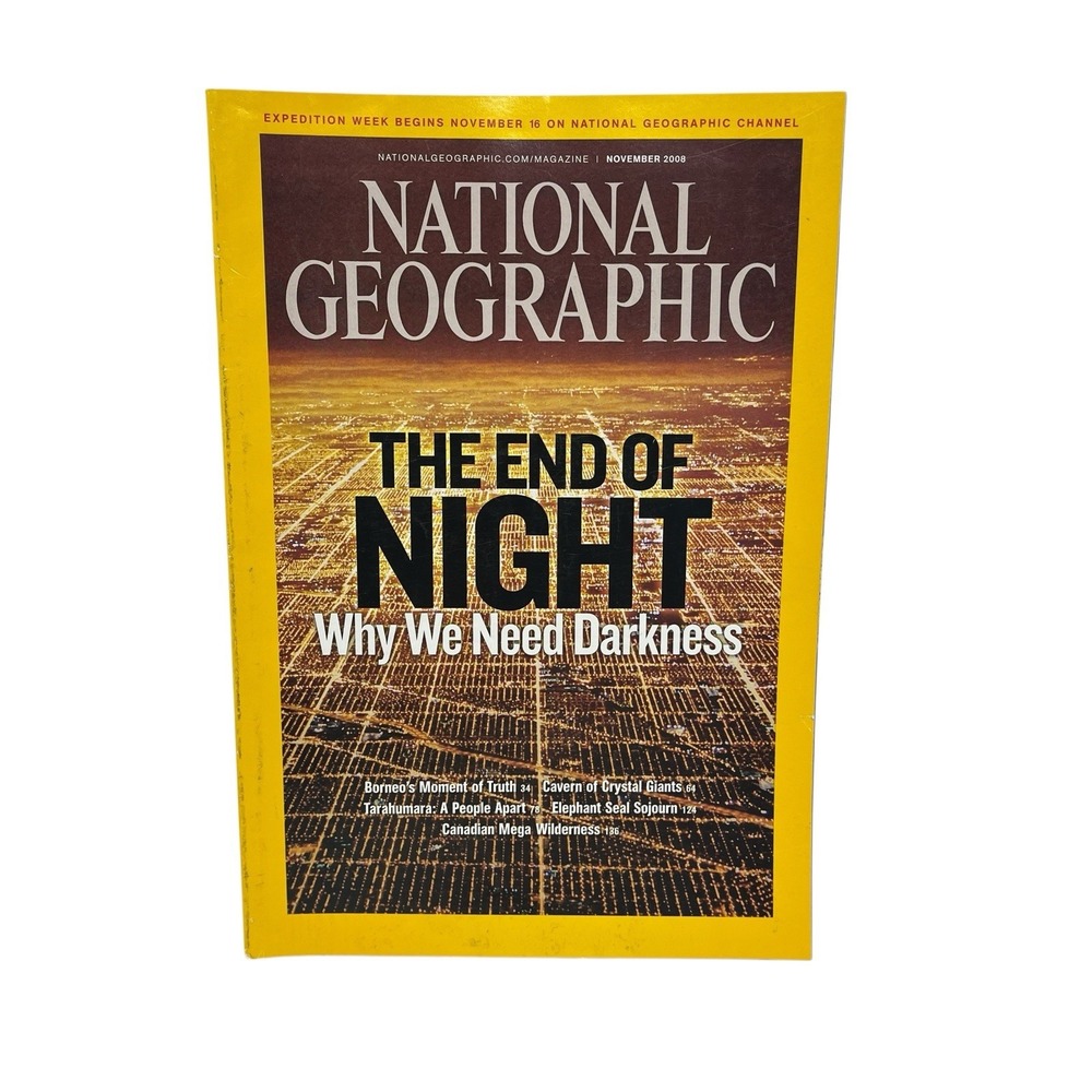 National Geographic Magazine November 2008 The End of the Night,‎ Crystal Giants